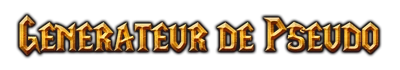 Générateur de pseudo en ligne